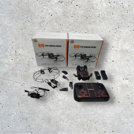 Мини-дрон квадрокоптер с камерой Q10 fpv camera drone