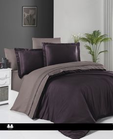 Постільна білизна First Choice Deluxe Satin 200 х 220 см Serenity Purple Lilac