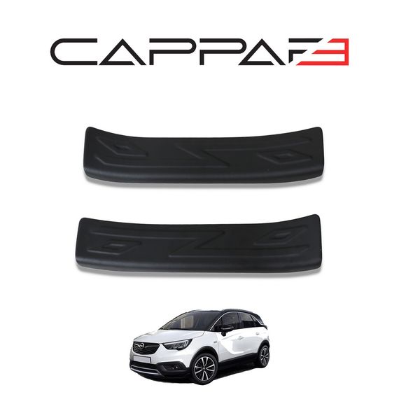 Накладки на дверні пороги EuroCap (4 шт, ABS) для Opel Crossland X | Зображення 4