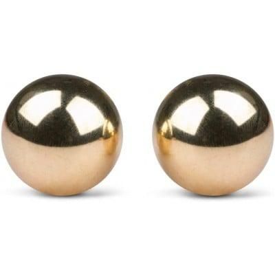 Вагінальні кульки Gold ben wa balls, 22 мм Sex Aura | Зображення 1