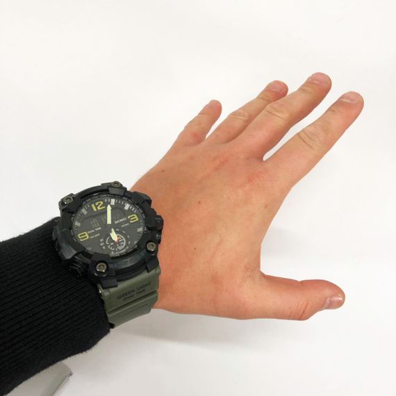 Годинники спортивні армійські SKMEI 1965AG, Спортивні годинники чоловічі водонепроникні HS-51 | Зображення 3