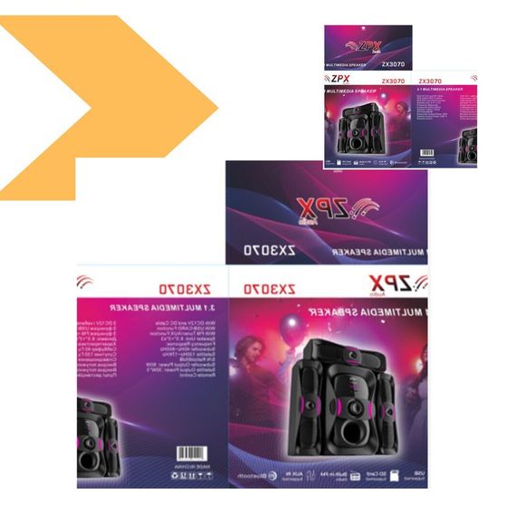 Акустична система 3в1 Потужний звук XPRO ZX-3070 (45917-ZX-3070_2307) | Зображення 1