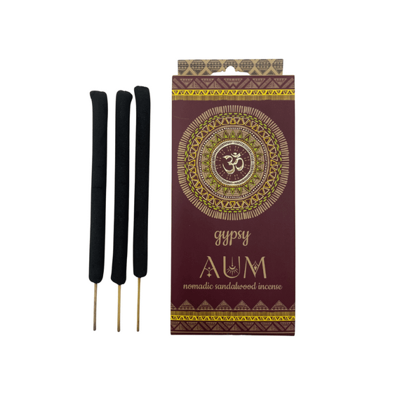 Грубі аромапалички Сандалове дерево  Gypsy Aum Nomadic Sandalwood 6 шт. в уп. Banjara 8901234591178