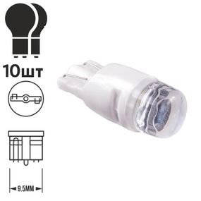 Лампа PULSO/габаритна/LED T10/3SMD-3014/12v/0.5w/36lm White