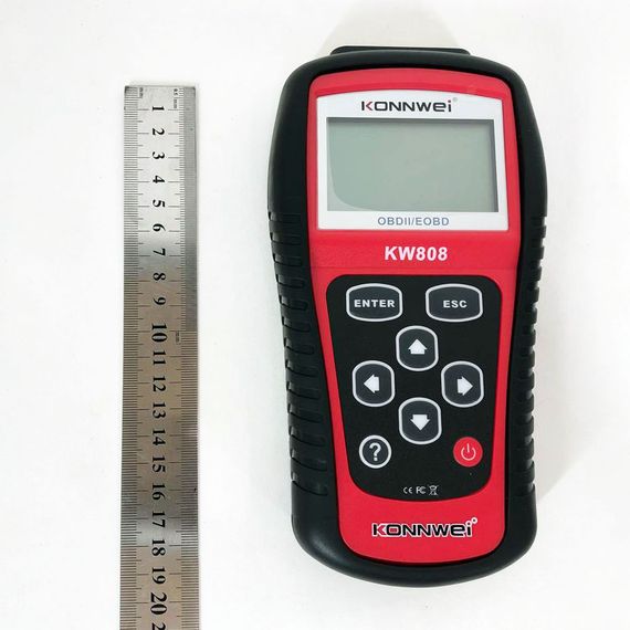 Автомобильный диагностический сканер Konnwei KW808 OBD II/EOBD, Автотестер универсальный Адаптер | Зображення 8