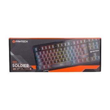 Клавіатура Fantech Soldier K612 підсвічування мембранне USB кабель 1,6 м чорний (ЦУ-00033225_853) | Зображення 4