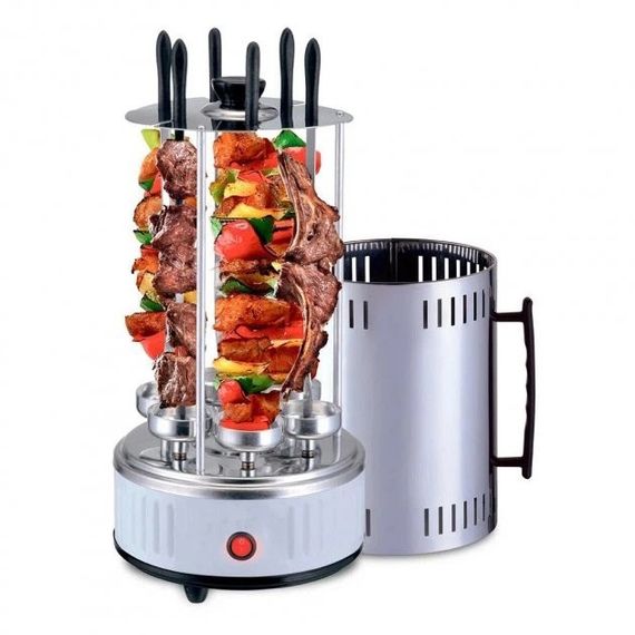 Шашлычница DOMOTEC MS-7782 нержавеющая сталь 1000 Вт 6 шампуров UV-18