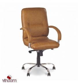 Кресло Новый Стиль Star steel LB chrome (Экокожа)
