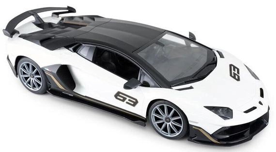 Машинка Rastar Lamborghini Aventador SVJ (96070) на радіокеруванні. 1:14. Колір: білий | Зображення 4