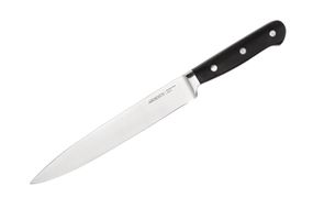 Кухонный нож слайсерный Ardesto Black Mars, 32 см, длина лезвия 20,3 см, черный, нерж.сталь, дерево (AR2032SW)