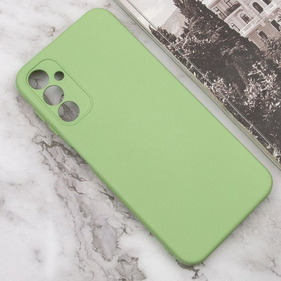 Чехол Silicone Cover Lakshmi Full Camera (A) для Samsung Galaxy M14 5G Зеленый / Pistachio | Зображення 3