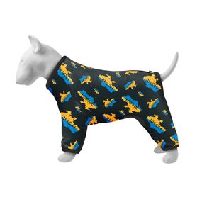 Вітровка для собак WAUDOG Clothes, малюнок "Дім", M45, В 55-60 см, С 37-40 см