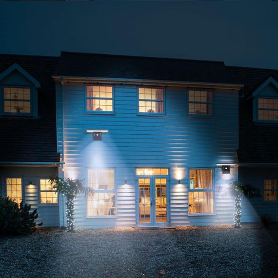 Солнечный светильник JESLED 90 LED с датчиком движения, аккумулятор 2600 мАч, IP65, для двора, фасада, улицы | Зображення 4