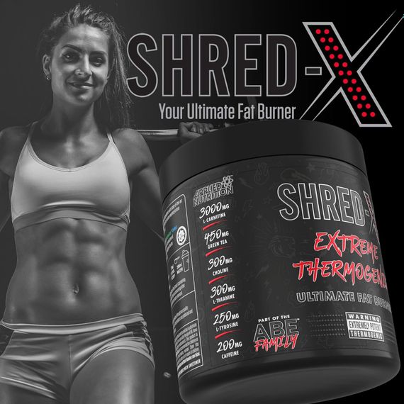 Жиросжигатель Applied Nutrition Shred X Fat Burner (300g - 30 Servings) (Strawberry Kiwi) | Зображення 2