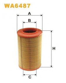 Фільтр повітряний FIAT DUCATO (TRUCK) WA6487AR316 (вир-во WIX-FILTERS UA) WIX FILTERS WA6487 на PEUGEOT BOXER автобус (230P)