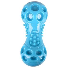 Flamingo Wido Dumbbell фламинго видо гантель іграшка з пищалкою для собак Блакитний | 5,7х5,7х14,2 см