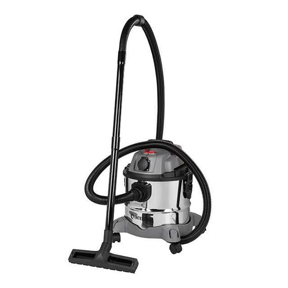 Пилосос будівельний, 1,4 кВт, >17 кПа, бак 20 л нержавіюча сталь 410, розетка, HEPA фільтр, шланг 3 м