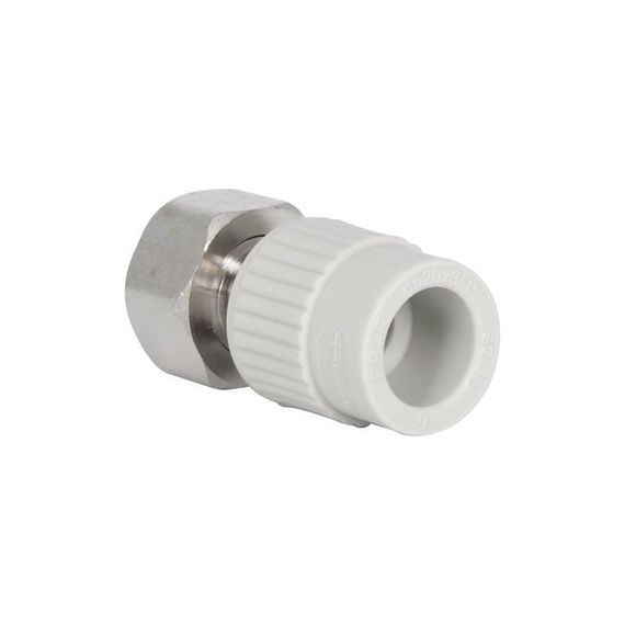 Муфта под Евроконус PPR с накидной гайкой Thermo Alliance 20х3/4" ВР с латунным штоком | Зображення 6