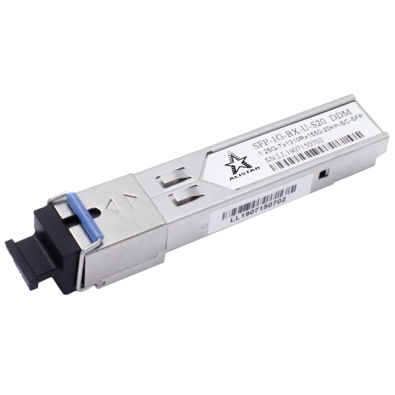 ALISTAR SFP-1G-BX-U-S20 SFP 1G 1SM WDM SC 20KM TX1310/RX1550nm DDM Модуль - Конвертери