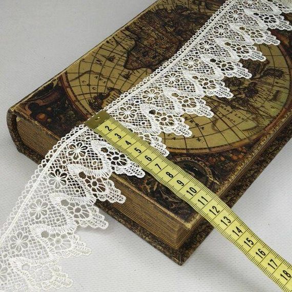 Мереживо макраме  6CM (13M) Колір-айворі (729-51-084) | Зображення 2