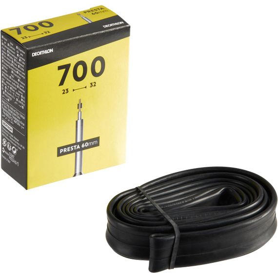 Камера 700x18/25 з ніпелем Presta 60 мм | Зображення 2