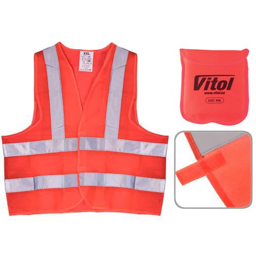 Жилет безпеки світловідбивний (orange) 116B XXL | Зображення 2