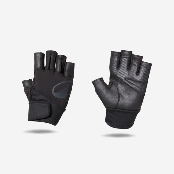 Рукавиці для силових тренувань чорні - 3XL