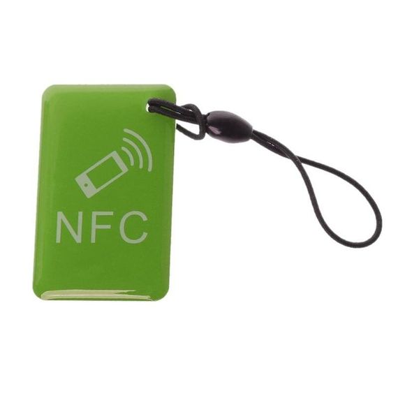 NFC метка брелок Primo NTAG213 - Green