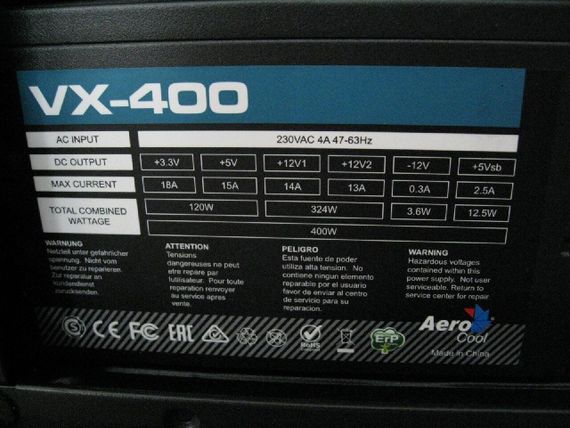 Ігровий ПК AeroCool Hexform Start Tower / Intel Core i5-4570 (4 ядра по 3.2 - 3.6 GHz) / 16 GB DDR3 / 120 GB SSD + 500 HDD / nVidia GeForce GTX 950, 2 GB GDDR5, 128-bit / 400W / Win 10 Pro б/в | Зображення 8