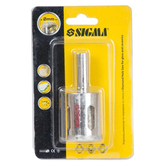 Коронки алмазні Sigma по кераміці і склу Ø26 мм (1541261) | Зображення 1