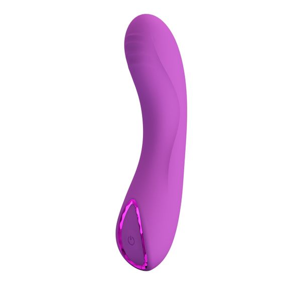 Вібратор для точки G Pretty Love Dj Dick фіолетовий, 12.7 х 2.7 см Sex Aura