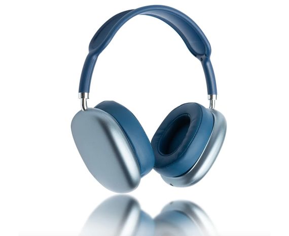 Бездротові повнорозмірні навушники Bluetooth Macaron P9 Max синій