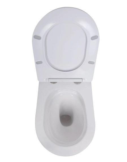 Набір Qtap Nest 4 в 1 підвісний унітаз Robin Ultra Quiet 520x365x365 + комплект інсталяції QT13332381AW47504 | Зображення 3