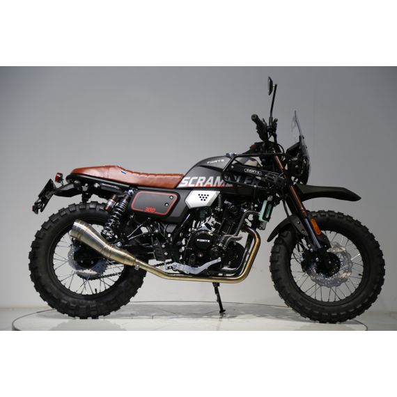 Мотоцикл Scrambler FT300-F6P Forte Черный | Зображення 6