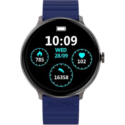 Смарт-годинник Canyon Jacky SW-69 Blue Yellow (CNS-SW69BL) | Зображення 1
