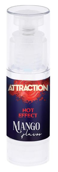 Оральний лубрикант на водній основі з зігріваючим ефектом та ароматом манго Mai - Attraction Kissable Lubrikant Hot Effect  Mango, | Зображення 3