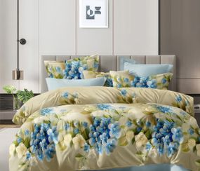 Комплект постільної білизни SoundSleep Spring Mood бязь Полуторний 160х215 см кремовий (2800004737982)