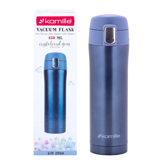 Термос із нержавіючої сталі блакитний 450ml