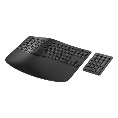 Клавиатура HP 960 BLK Ergonomic split-zone UA Black (7E755AA) | Зображення 3