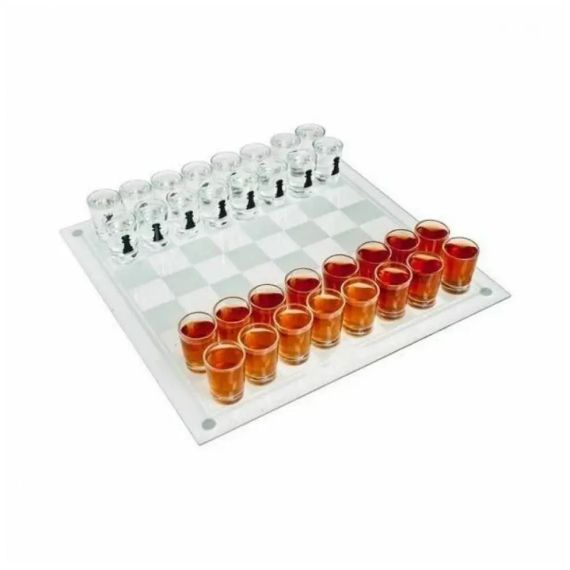 Алко шахи з чарками 38,5 x 38,5 см 62100