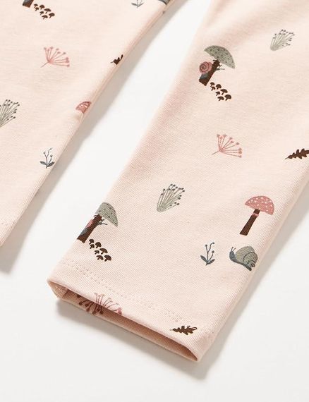 Дитячі легінси для дівчинки Green Cotton 92 см Пудрові (2511121141) | Зображення 3