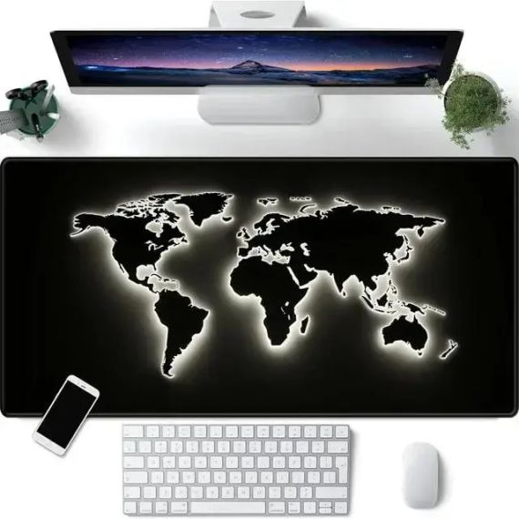 Ігровий килимок для миші "Мапа Світу, що світиться" HP227