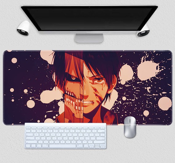Ігрова поверхня для мишки з Аніме принтом "Атака Титанів / Attack on Titan" 800*300*3 мм 0652
