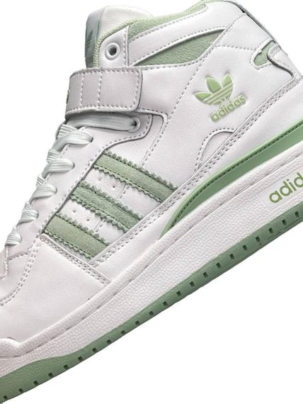 Зимові жіночі кросівки Forum 84 High BWhite Olive Fur , В'єтнам 36 23 см | Зображення 4