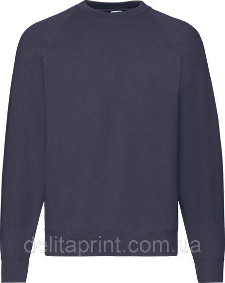 Світшот Fruit of the Loom Raglan Sweat Глубокий Темно-Синий XL