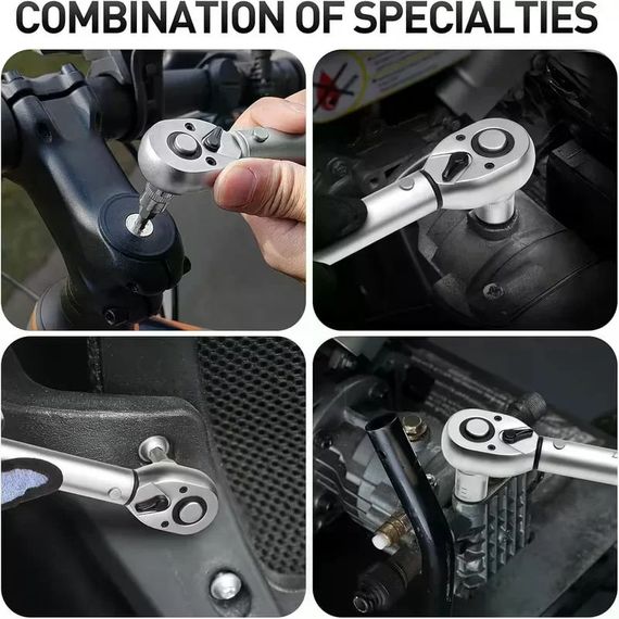 Набір головок New Tools DT-454 34 предмети • Набір торцевих головок New Tools DT-454 Torx та E-Torx 3/8″ у кейсі | Зображення 2