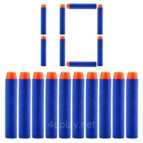 Патроны для NERF Игрушечные пули стрелы боеприпасы для бластеров Нерф Refill Bullets Foam Darts Elite 10шт.