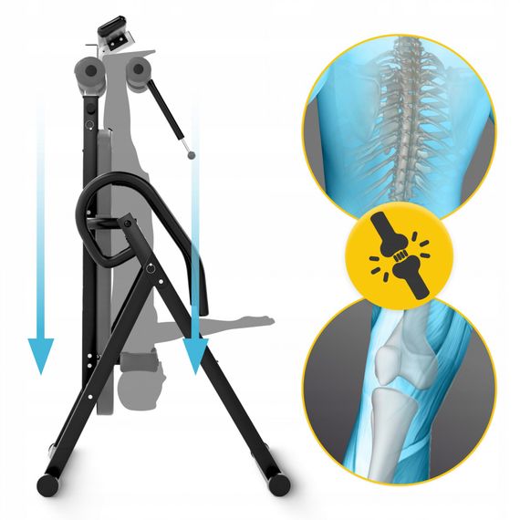 Стіл інверсійний 4FIZJO регульований 4FJ0655 Black/Grey (P-5905973401951) | Зображення 8