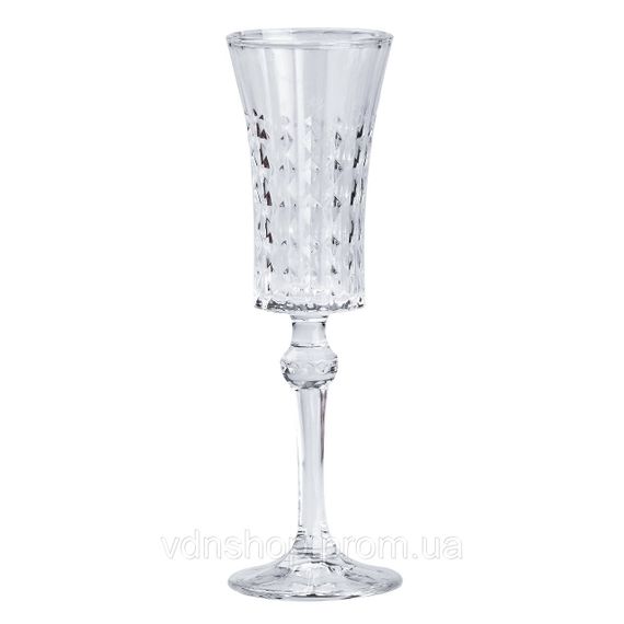 Набір келихів для шампанського 6 шт по 150 мл прозорий HP4156 | Зображення 1