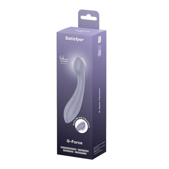 Вибратор для точки G Satisfyer G-Force Violet, 10 режимов + 5 уровней интенсивности | Зображення 5